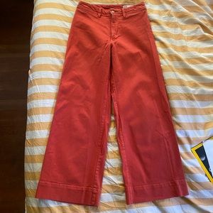 Wide leg high rise crop Gap size 2 petite